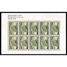 1922/1983. Danmark. Julemærke. Nytryk 1983. Postfrisk.